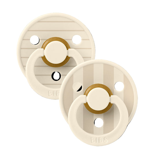 STUDIO Colour Pacifiers 2 Pack Pin - Ivory Vanilla Mix