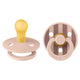 Studio Colour Round Latex Pacifier Pack Of 2 Size 1 - Blush Mix