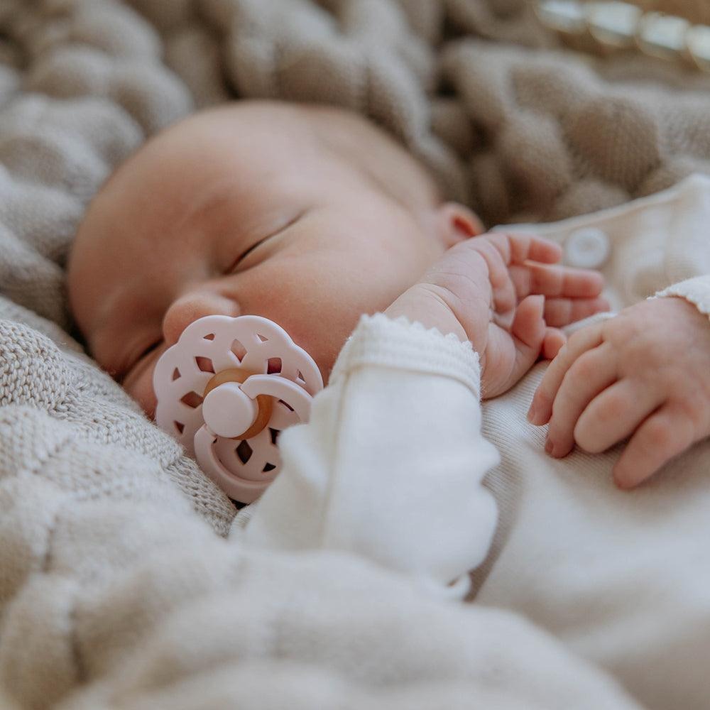 Boheme Pacifiers 2 Pack - Blossom/Dusky Lilac
