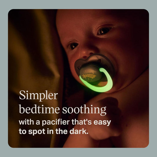 Tommee Tippee Night Time Soother – Glow in the Dark (2 Pack)