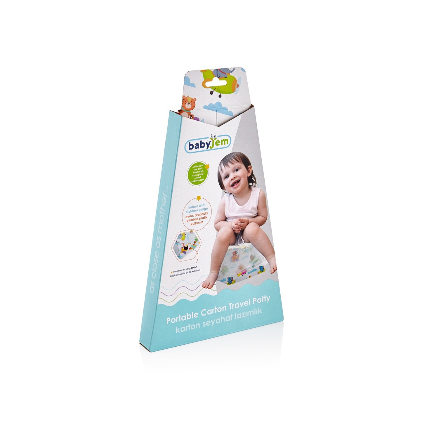 BabyJem Portable Cardboard Travel Potty