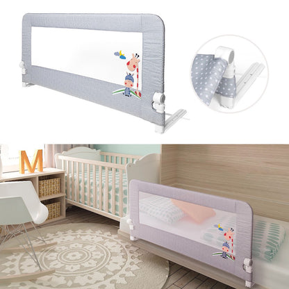 Interbaby Bedrail: 150cm Giraffe Grey
