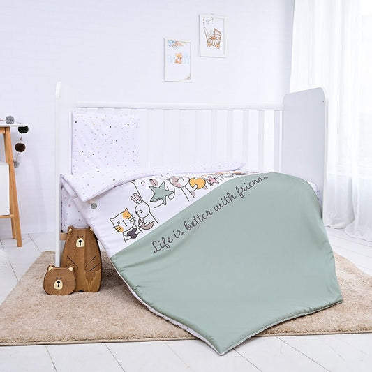 Baby Bedding 5-piece sleep Set Mint Green
