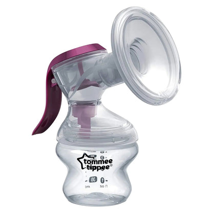 Tommee Tippee Made for Me Single Manual Breast Pump Cushioned Silicone Cup