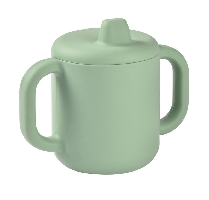 BÉABA: Silicone Learning Cup – Sage Green
