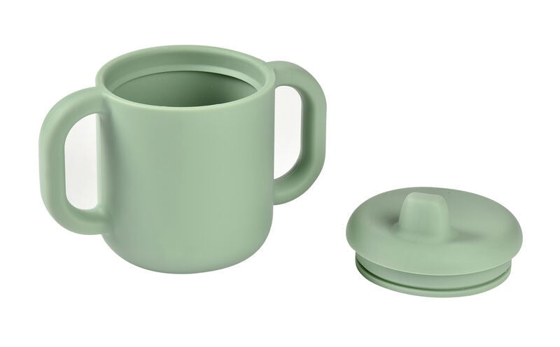 BÉABA: Silicone Learning Cup – Sage Green