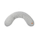 Red Castle Big Flopsy maternity and nursing pillow in Heather Grey cotton flower fabric.