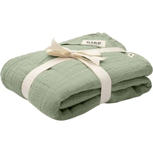BIBS: Cuddle Swaddle Muslin Blanket (120 x 120 cm) – Sage
