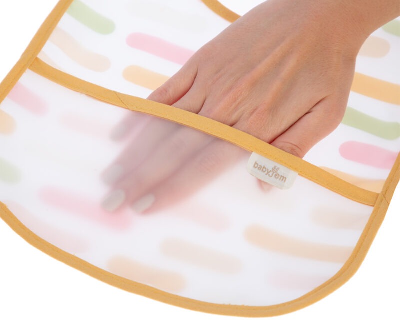 Babyjem Stain-Proof Bib Pastel Stripes