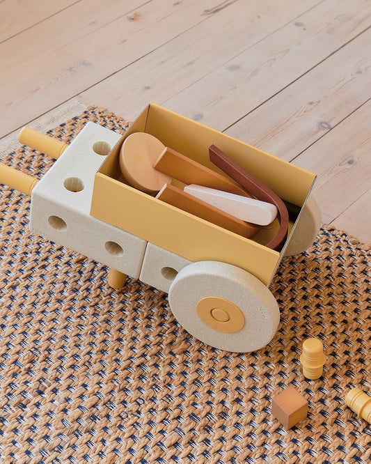 3-in-1 Baby Walker -Sand Grey / Honey Yellow