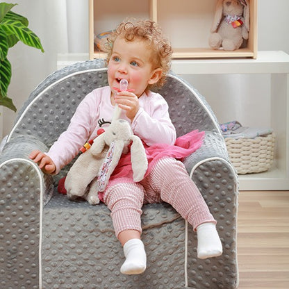 cuddly bunny  pacifier holder