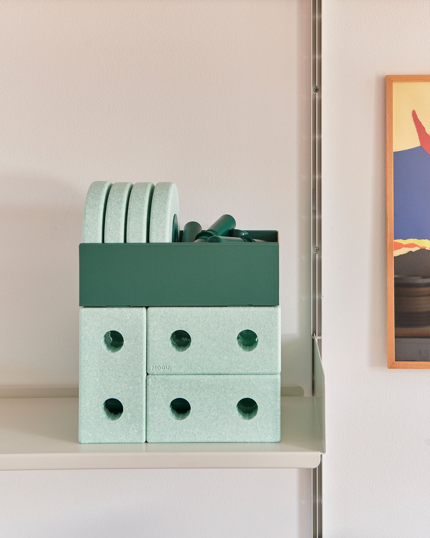 3-in-1 Baby Walker -Ocean Mint / Forest Green