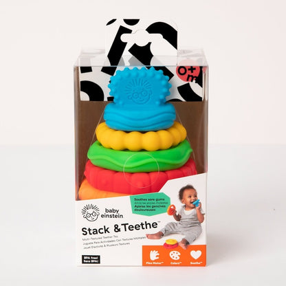 Stack & Teethe Multi-Textured Teether Toy