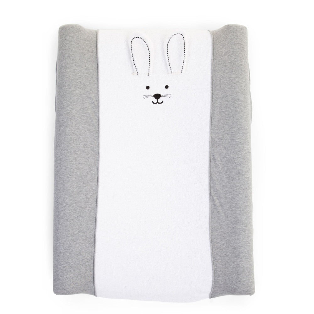 Changing Cushion Cover  Rabbit Jersey Grey