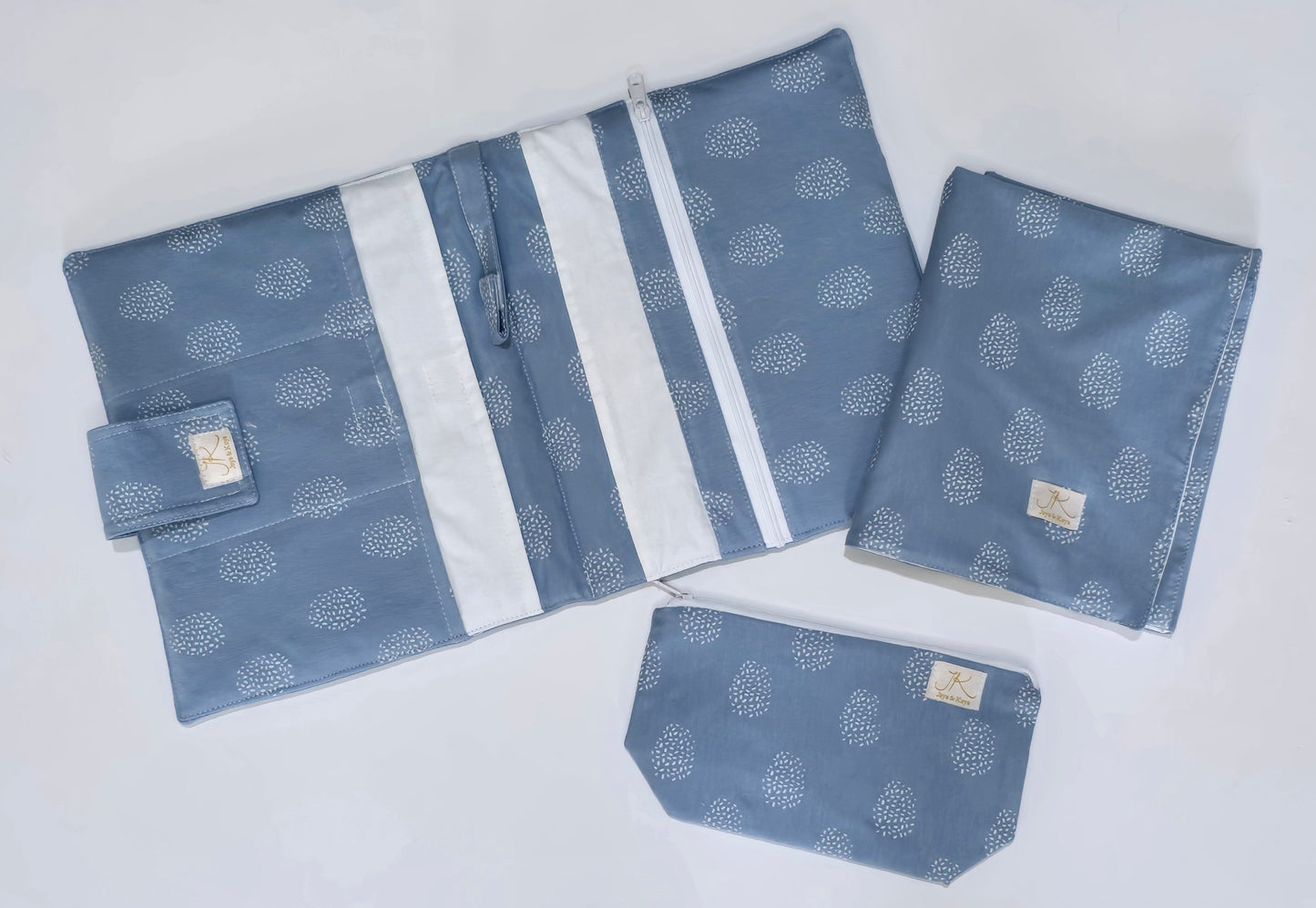Celestine Blue Diaper Changing set