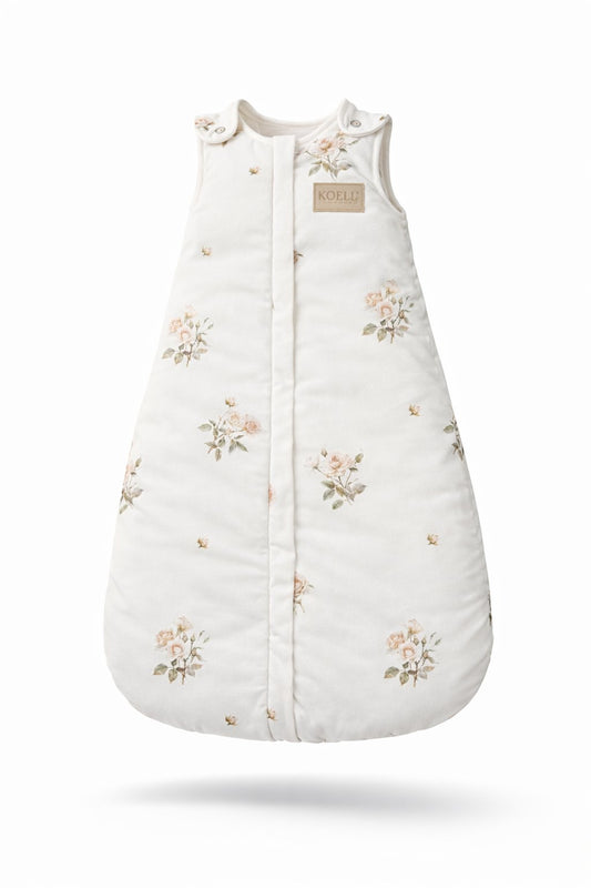 Koell: Baby Sleeping Bag for Crib - Tea Roses
