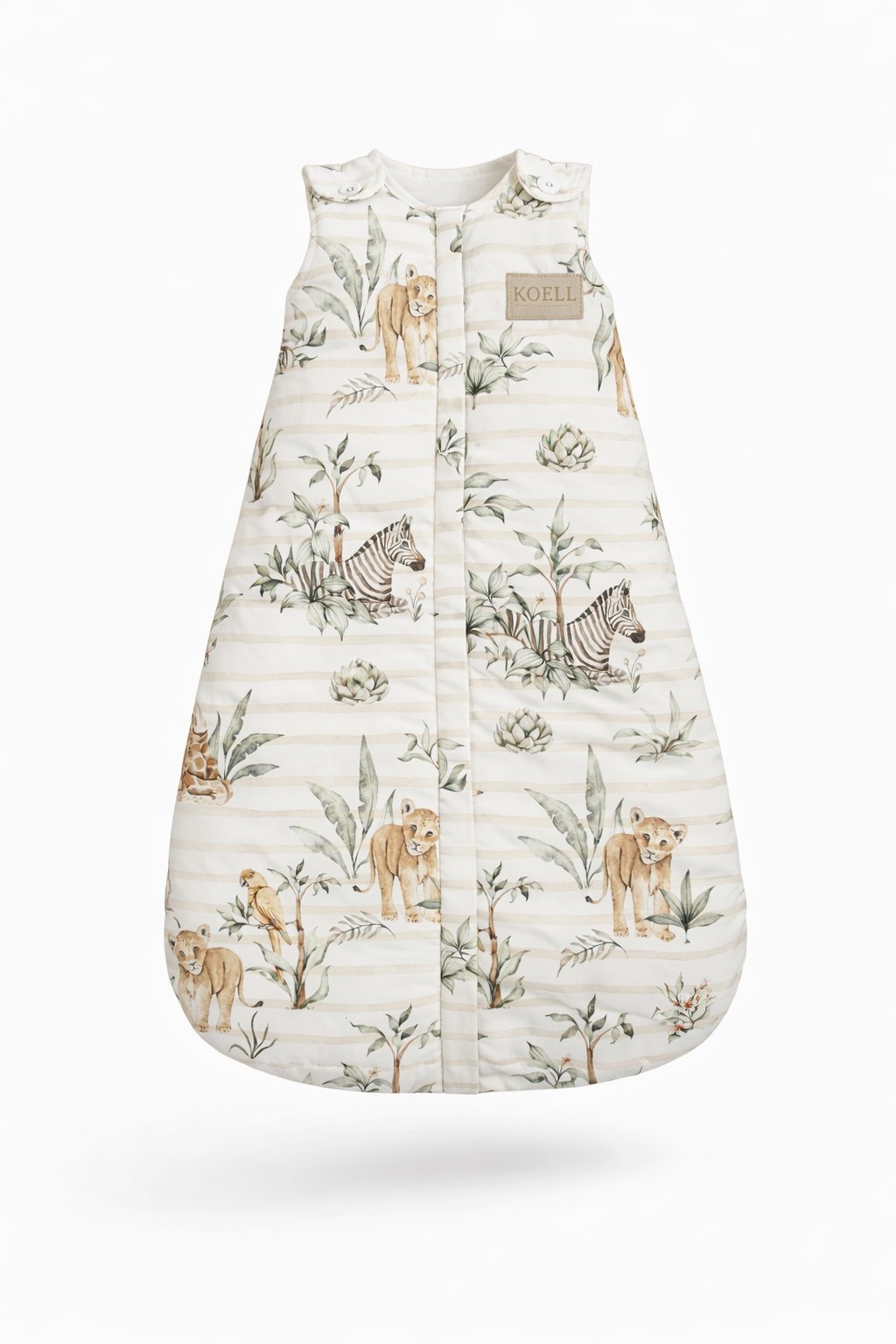 KOELL: Safari Collection - Baby Sleeping Bag for Crib (0–9 Months | 1.0 TOG)