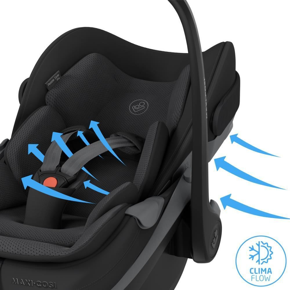 Maxi-Cosi: Pebble Slide Pro Infant Car Seat – Onyx Black (40–87 cm)