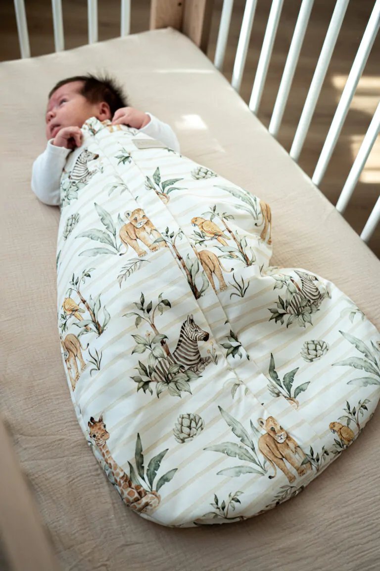 KOELL: Safari Collection - Baby Sleeping Bag for Crib (0–9 Months | 1.0 TOG)