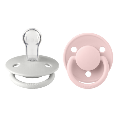 BIBS DE LUX 2 PACK SILICONE ONESIZE HAZE