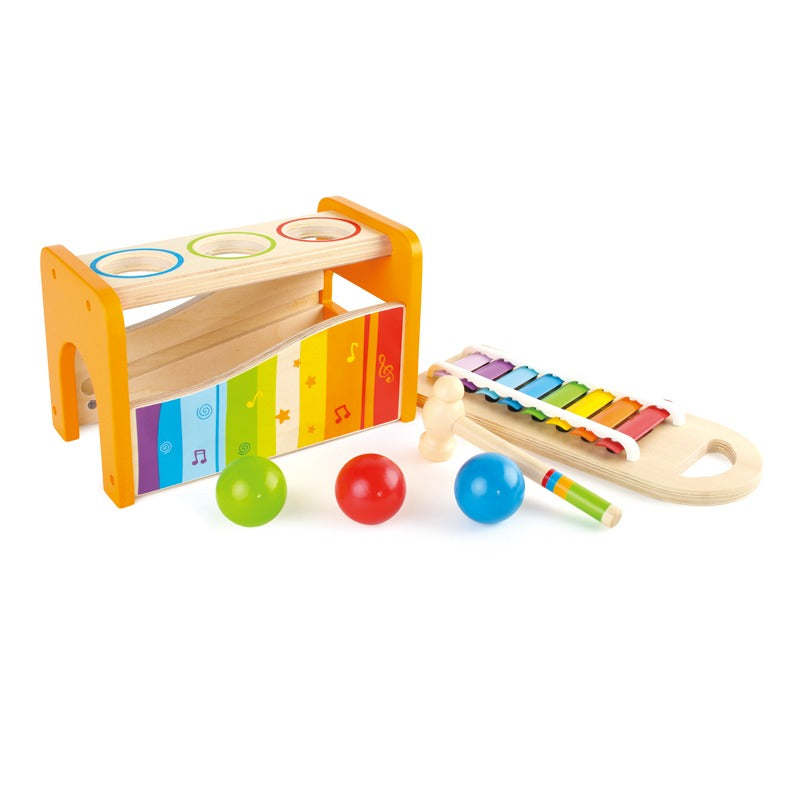 Hape Pound and Tap Bench: A Multi-Sensory Musical Adventure for Little Ones