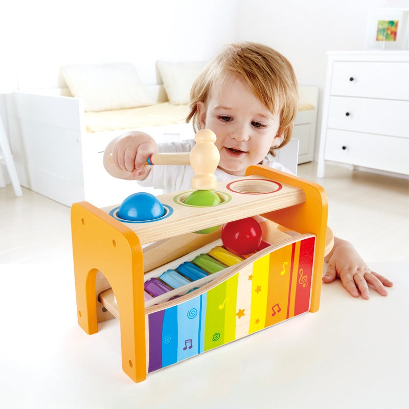 Hape Pound and Tap Bench: A Multi-Sensory Musical Adventure for Little Ones