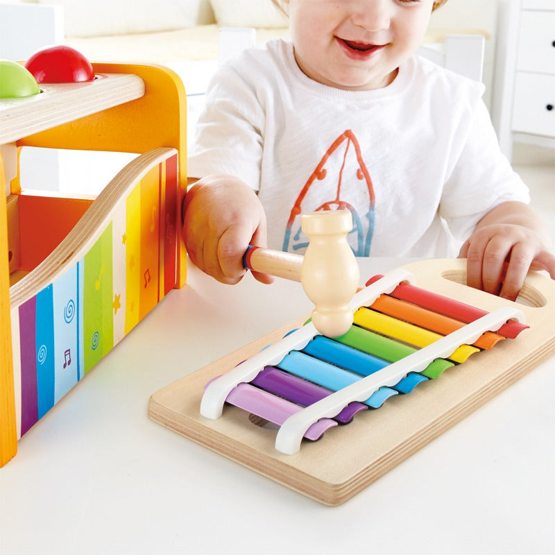 Hape Pound and Tap Bench: A Multi-Sensory Musical Adventure for Little Ones