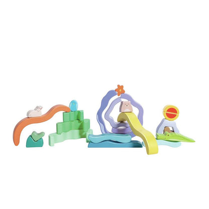 Hape Nature Scene Stacking Blocks: Build a World of Imagination