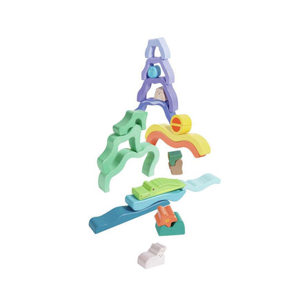 Hape Nature Scene Stacking Blocks: Build a World of Imagination