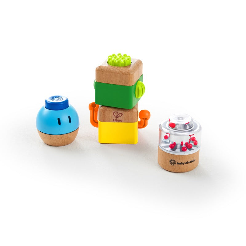 Hape Four Fundamentals Wooden Sensory Set - Nurture Your Child's Development!