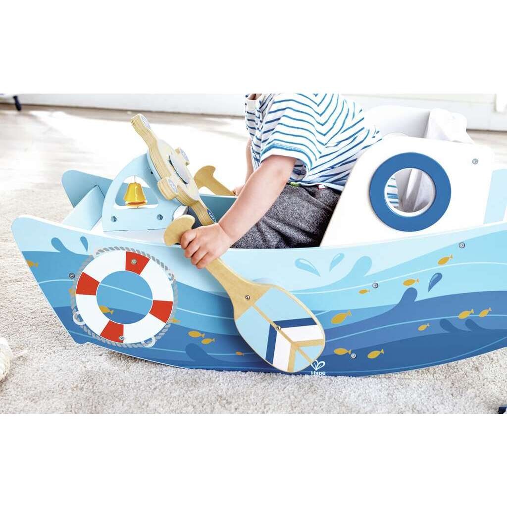 Hape Captain's Rocking Boat: Set Sail for Adventure!