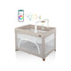 Evenflo: Eris One-Hand Playard with Bassinet – Coastal Coffee