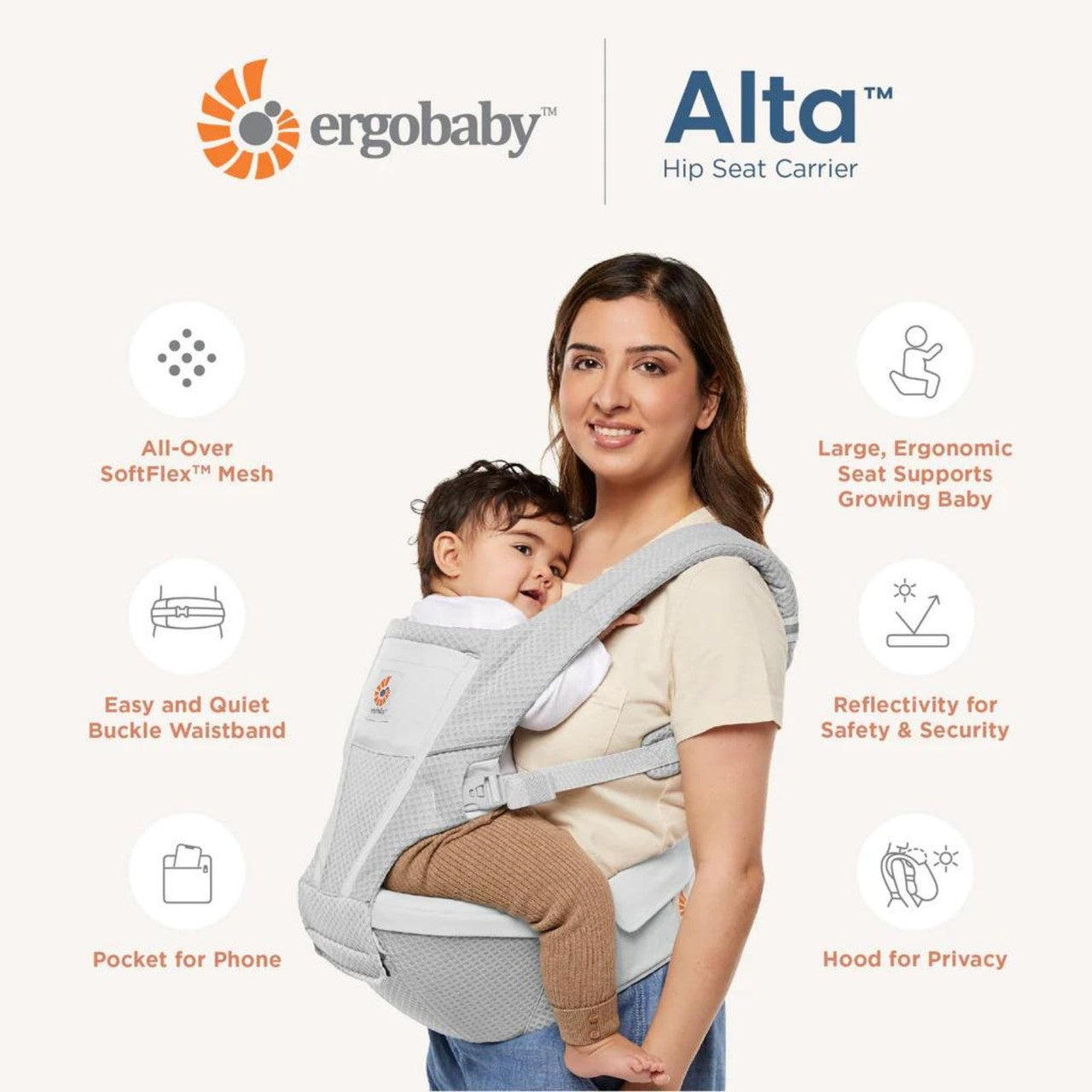 Ergobaby Alta Hipseat Carrier