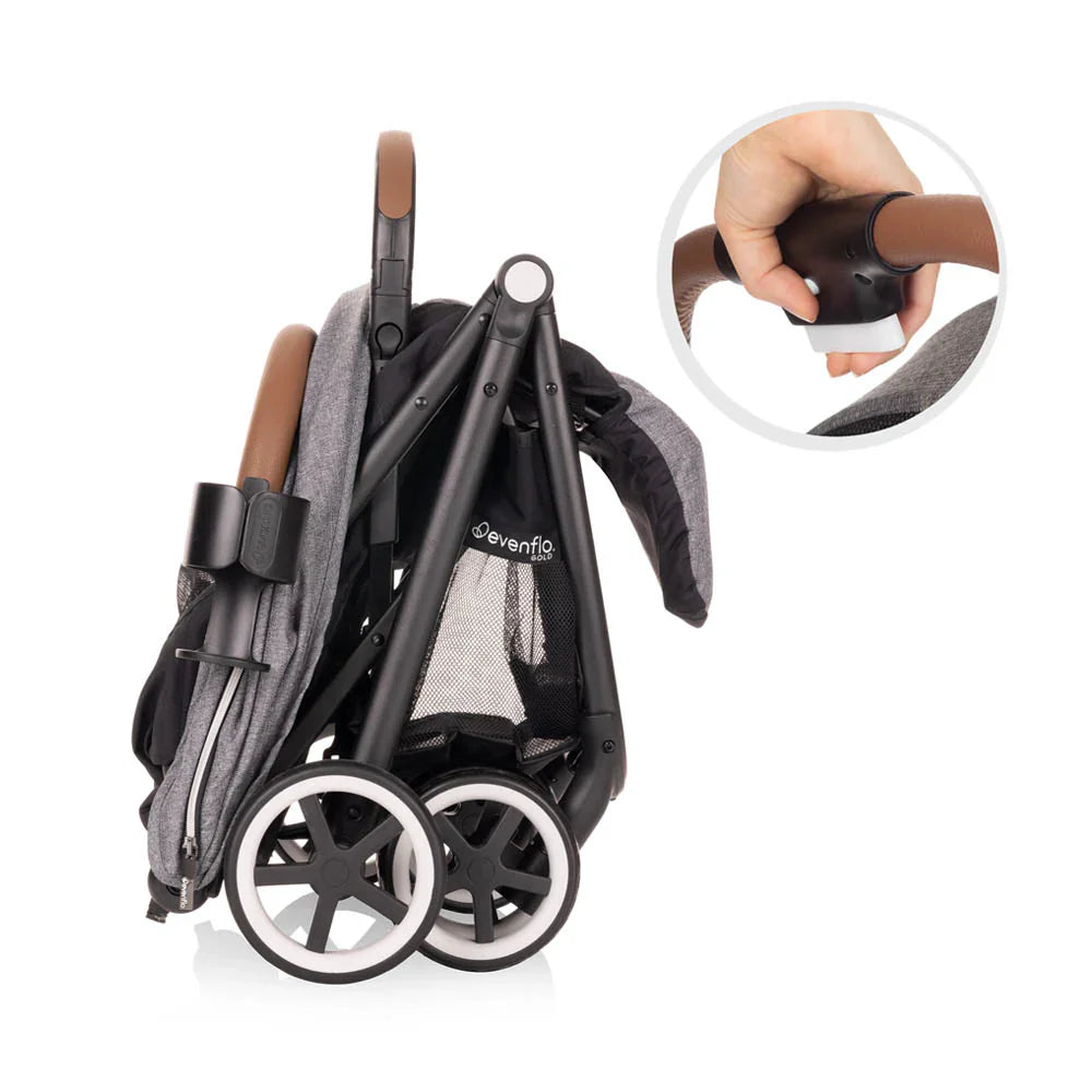 Evenflo Gold Otto Self-Folding Stroller Moonstone Gray