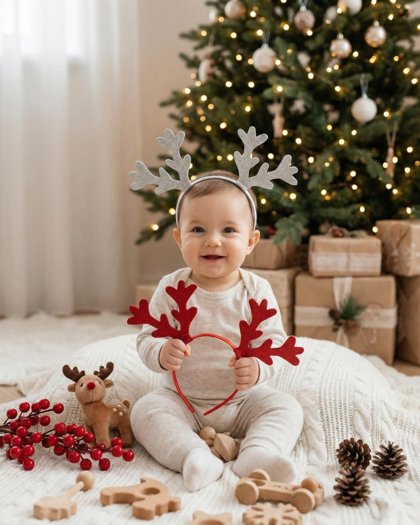 Christmas Arc Reindeer Assorted color