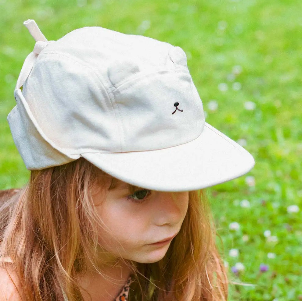 Camper Cap Ourson Natural
