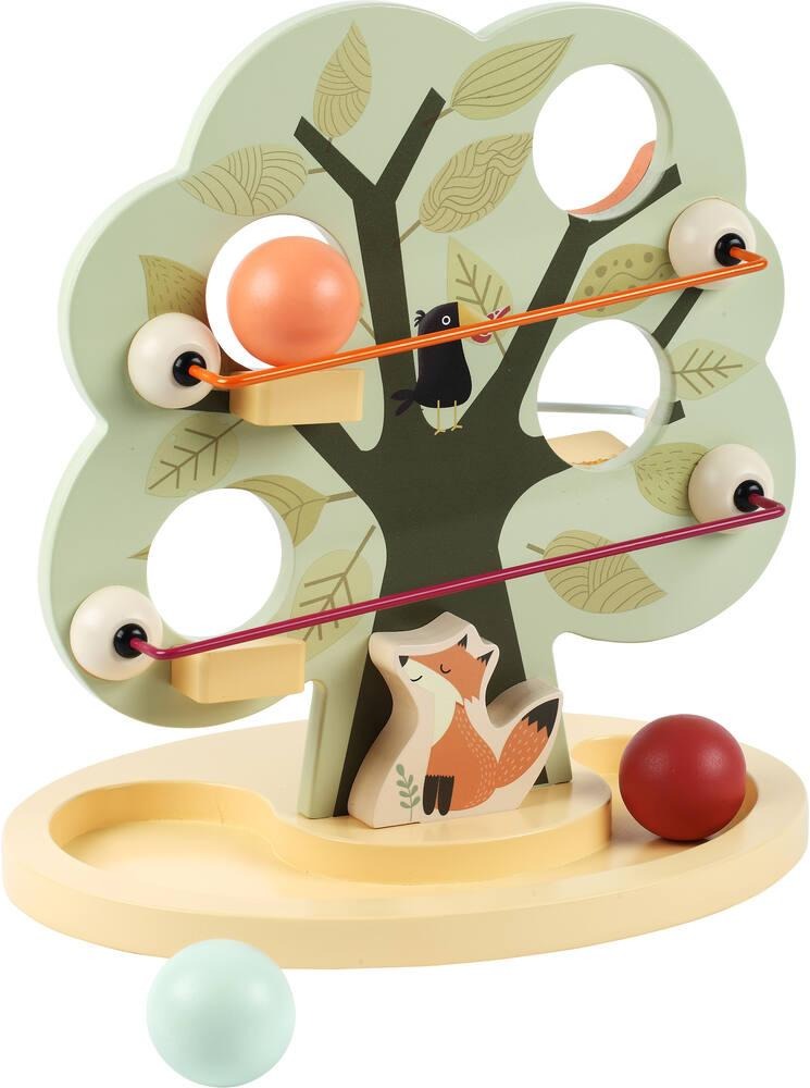 Tooky Toy Wooden Ball Drop Tree