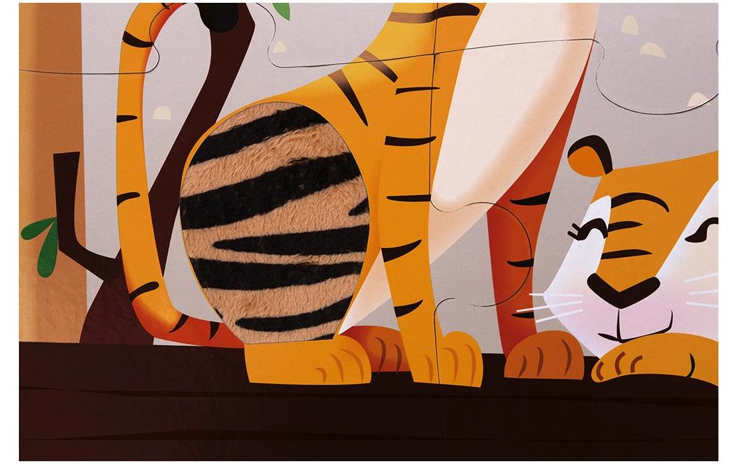 A Day at the Zoo Tactile Puzzle