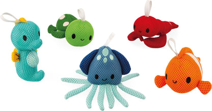 Janod Ocean Friends Washcloth Toys