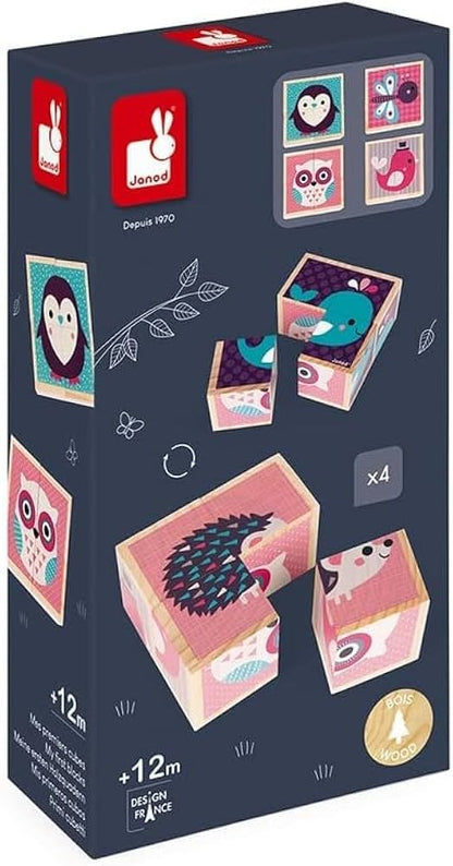 Janod My First Blocks -baby Animals