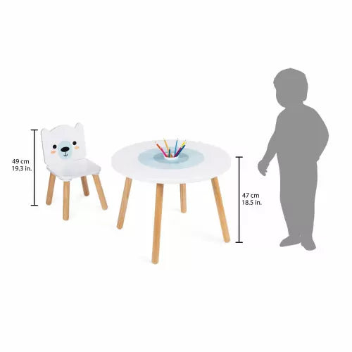 Janod Polar Table & Chairs Set