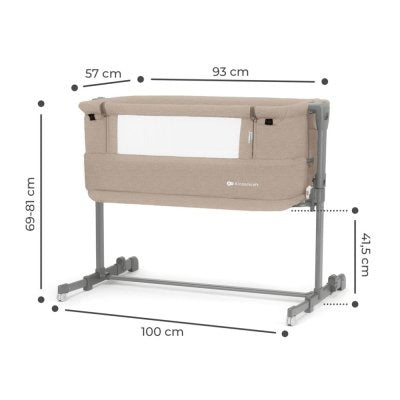 Adjustable crib Neste grow Beige