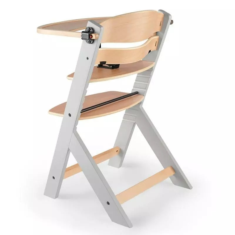 Enock High Chair - Grey/Wood