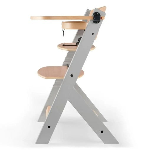 Enock High Chair - Grey/Wood