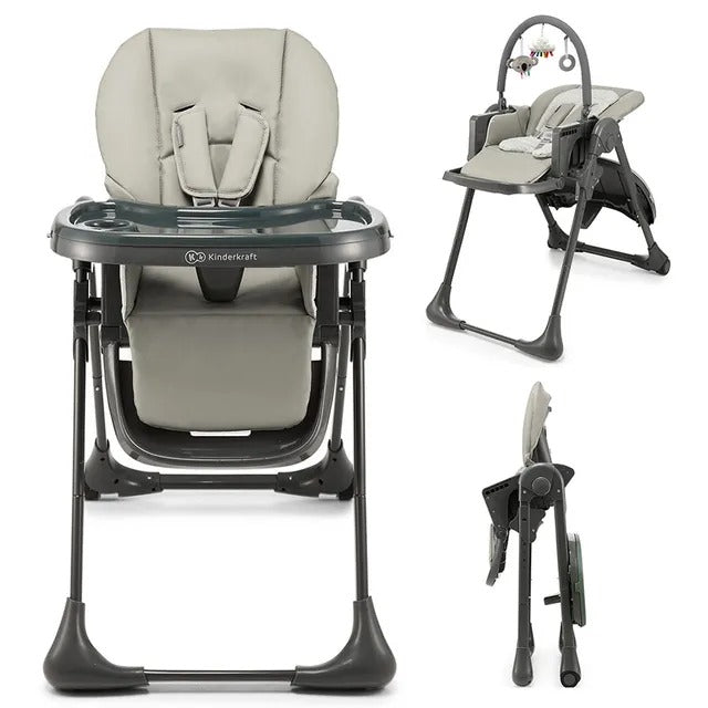 Tummie High Chair - Grey