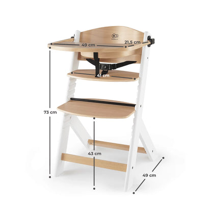 High Chair Enock Wooden White