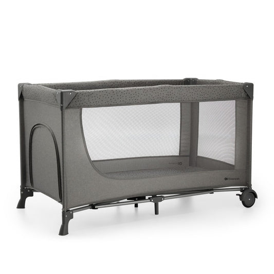 KINDERKRAFT TRAVEL COT JOY LIGHT GREY