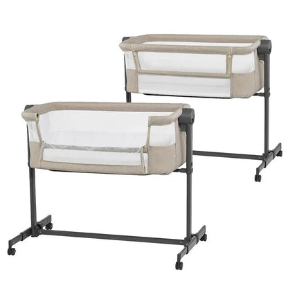 2-in-1 Neste Up 2 Bedside Crib - Beige