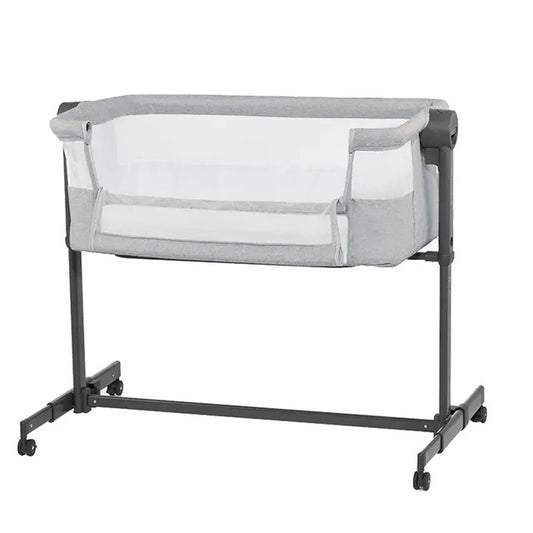 2-in-1 Neste Up 2 Bedside Crib - Light Grey