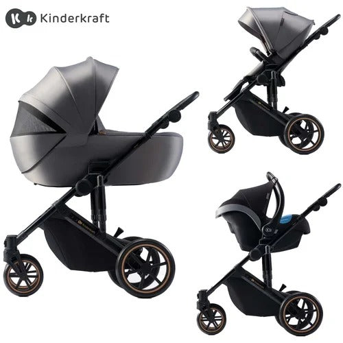 Multifunctional Stroller 3in1 Prime 2 Mink Pro Shadow Grey